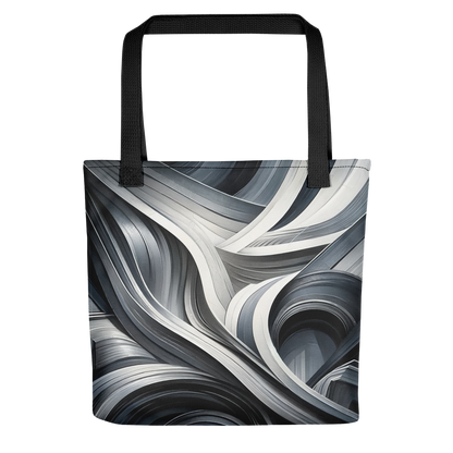 Abstract Art Tote Bag: Calculated Currents