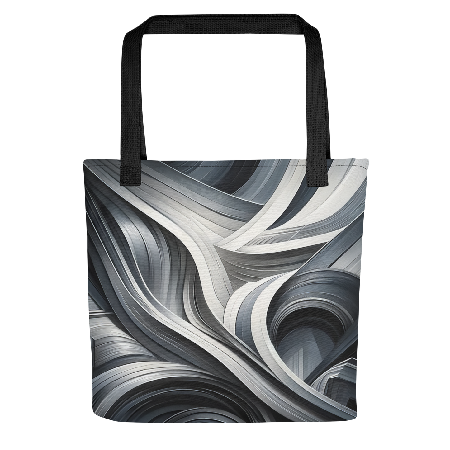 Abstract Art Tote Bag: Calculated Currents