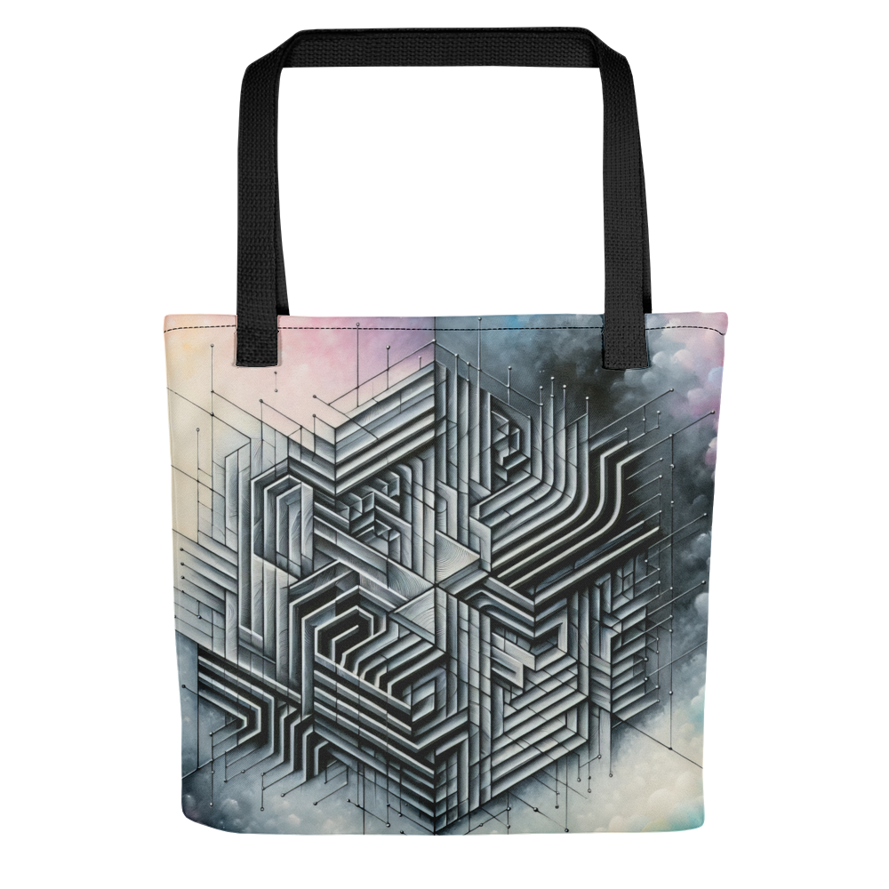 Abstract Art Tote Bag: Analytical Reverie