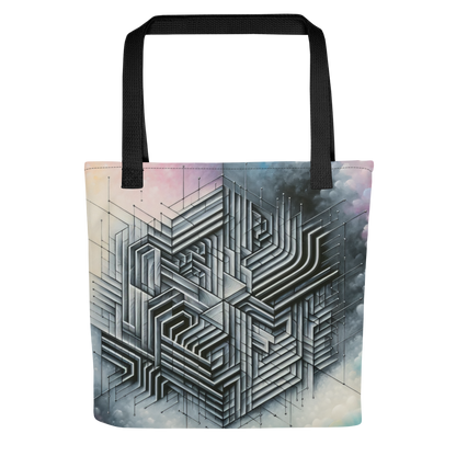 Abstract Art Tote Bag: Analytical Reverie