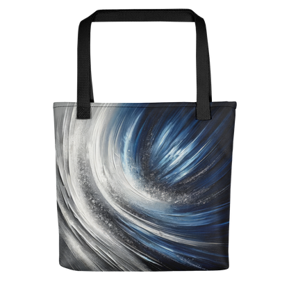 Abstract Art Tote Bag: Reflective Momentum