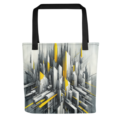 Abstract Art Tote Bag: Strategic Symphony