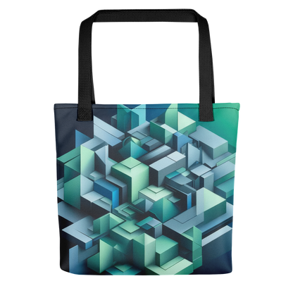 Abstract Art Tote Bag: Strategic Depth