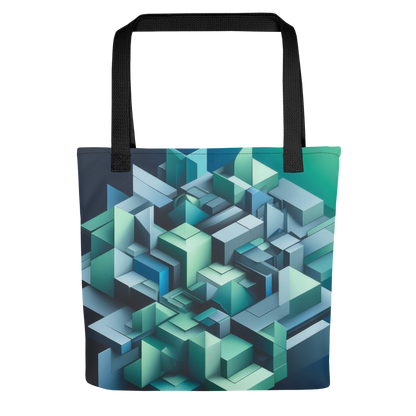 Abstract Art Tote Bag: Strategic Depth