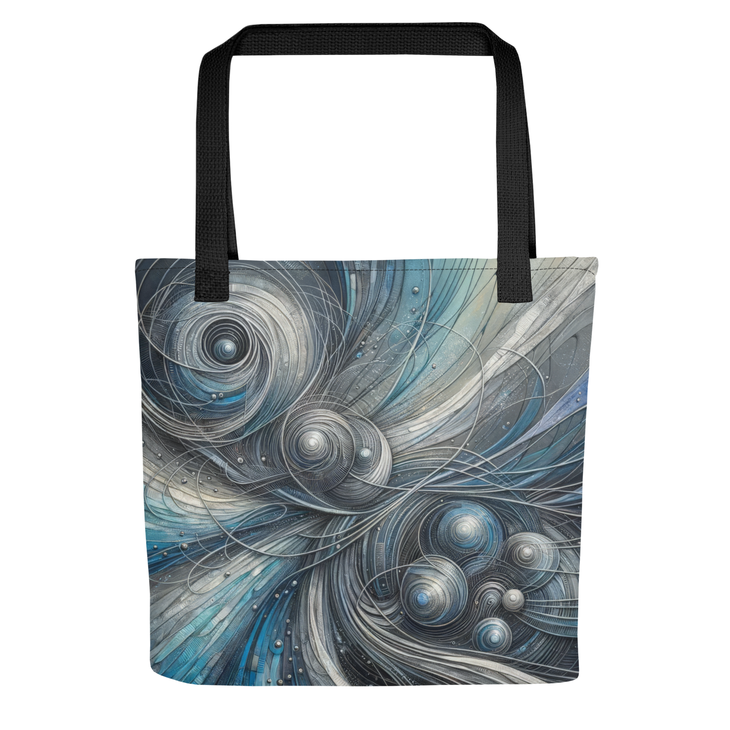 Abstract Art Tote Bag: Calculative Currents