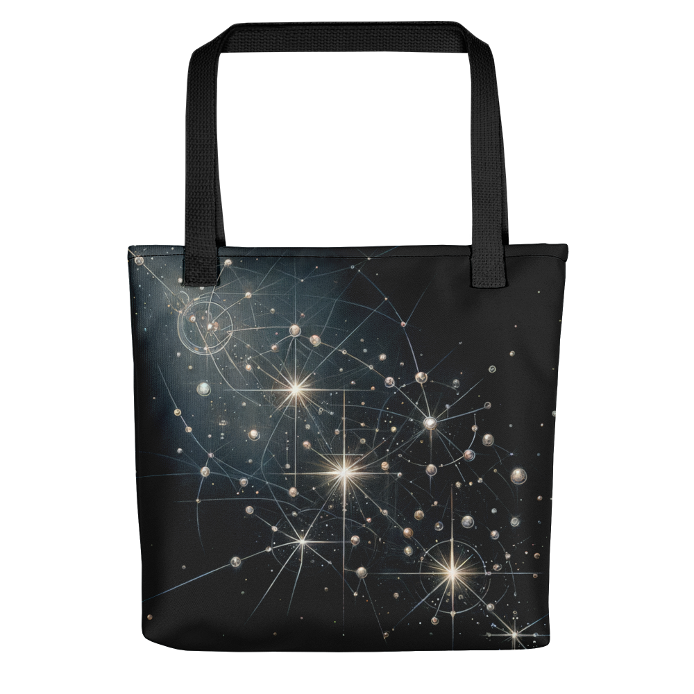 Abstract Art Tote Bag: Strategic Constellations