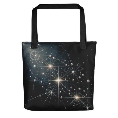 Abstract Art Tote Bag: Strategic Constellations