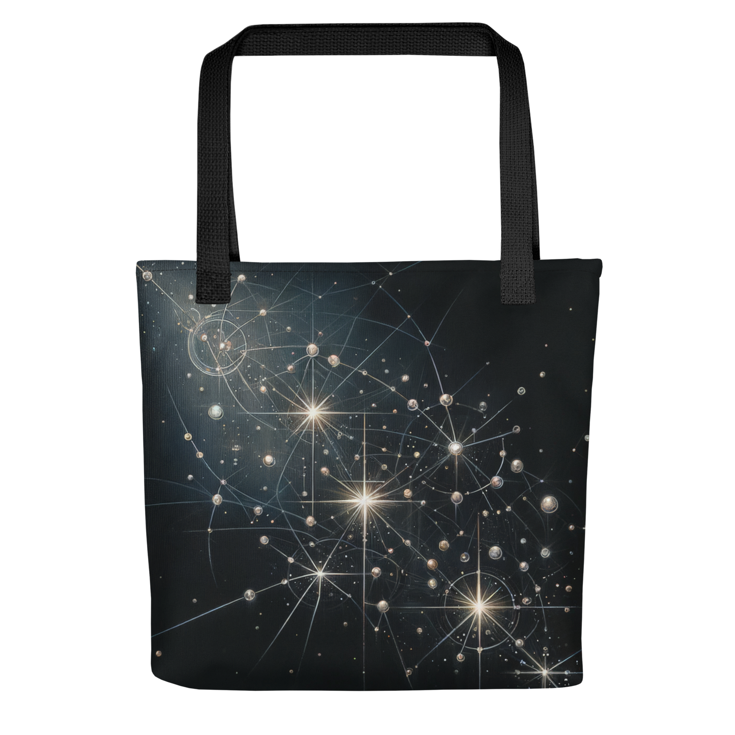 Abstract Art Tote Bag: Strategic Constellations