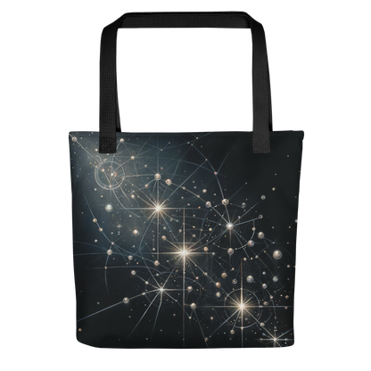 Abstract Art Tote Bag: Strategic Constellations