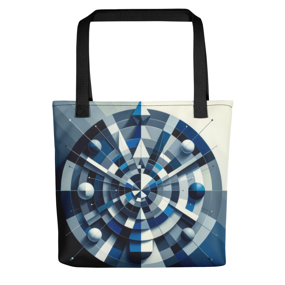 Abstract Art Tote Bag: Precision's Palette