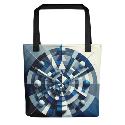 Abstract Art Tote Bag: Precision's Palette