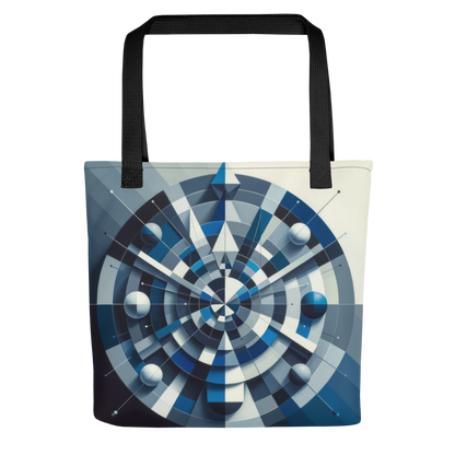 Abstract Art Tote Bag: Precision's Palette