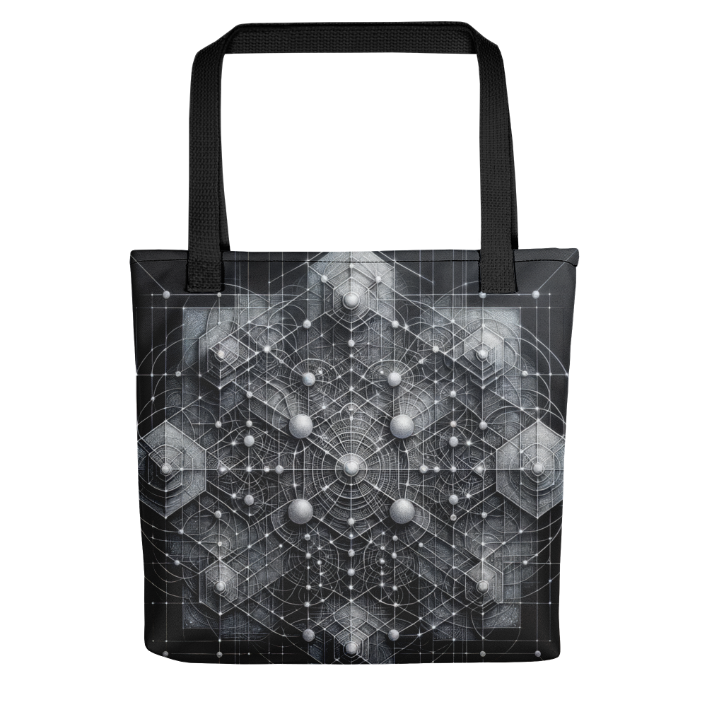 Abstract Art Tote Bag: Precision's Web