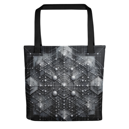 Abstract Art Tote Bag: Precision's Web