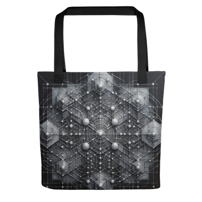 Abstract Art Tote Bag: Precision's Web