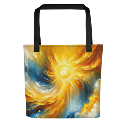 Abstract Art Tote Bag: Illuminated Purpose