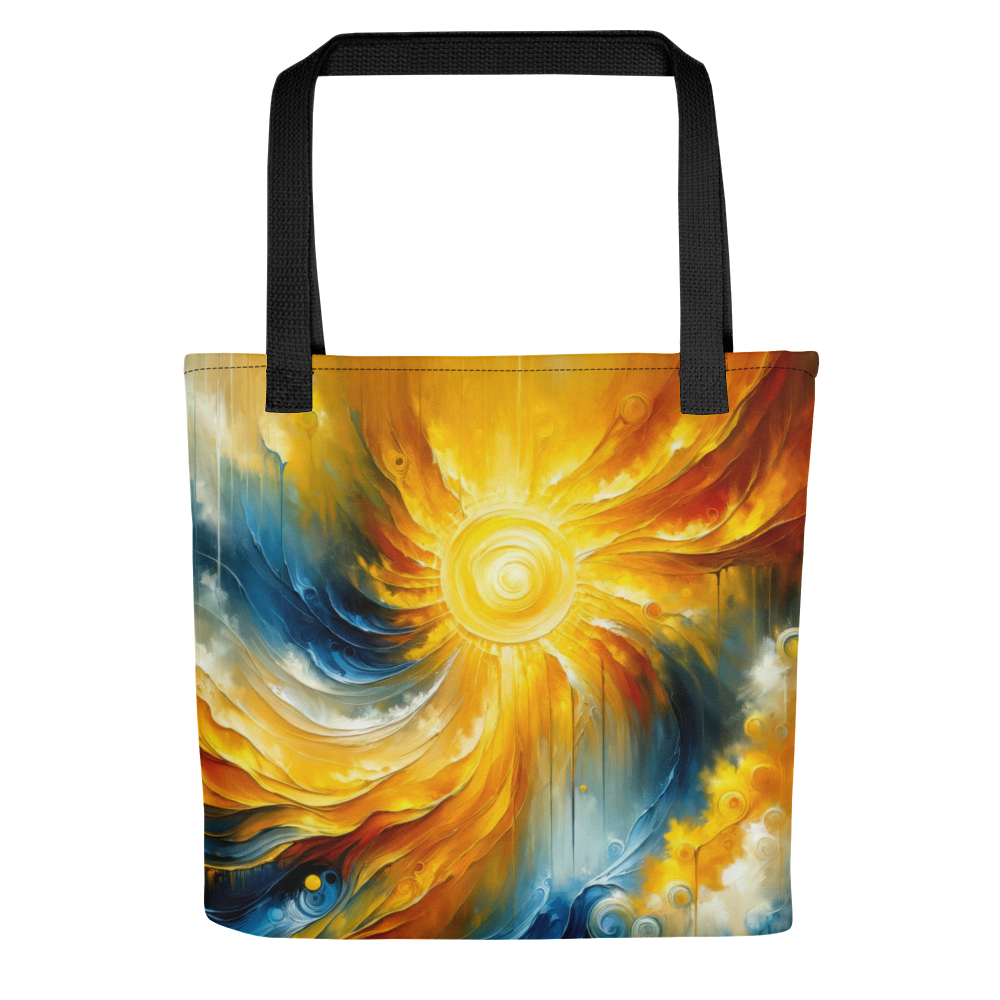 Abstract Art Tote Bag: Illuminated Purpose