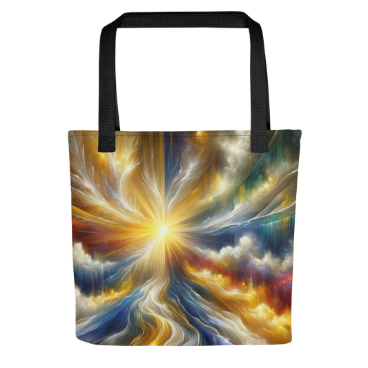 Abstract Art Tote Bag: Luminous Legacy