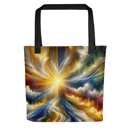 Abstract Art Tote Bag: Luminous Legacy