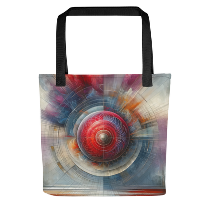 Abstract Art Tote Bag: Resolute Revelation