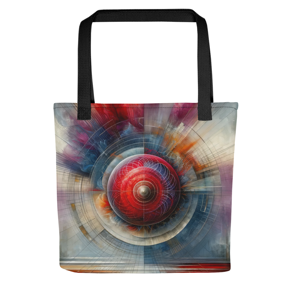 Abstract Art Tote Bag: Resolute Revelation