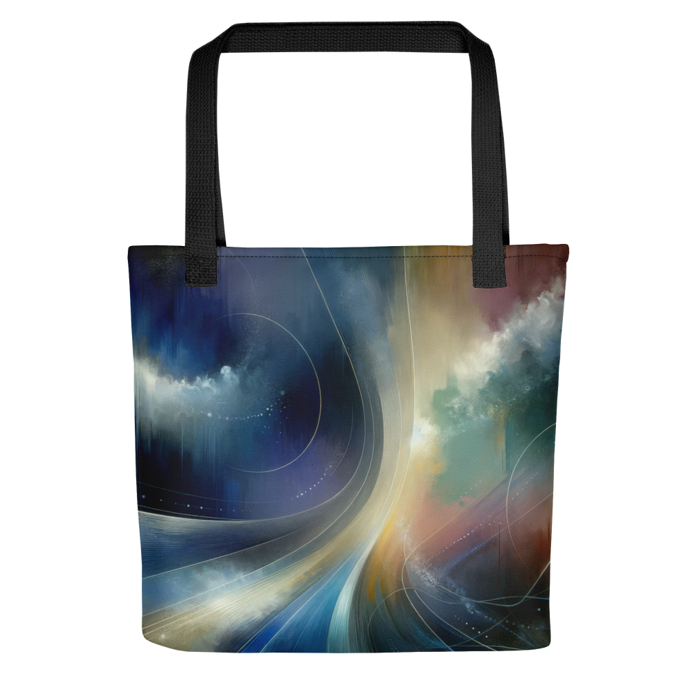 Abstract Art Tote Bag: Introspective Horizons