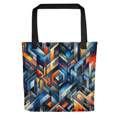 Abstract Art Tote Bag: Foresight's Mosaic