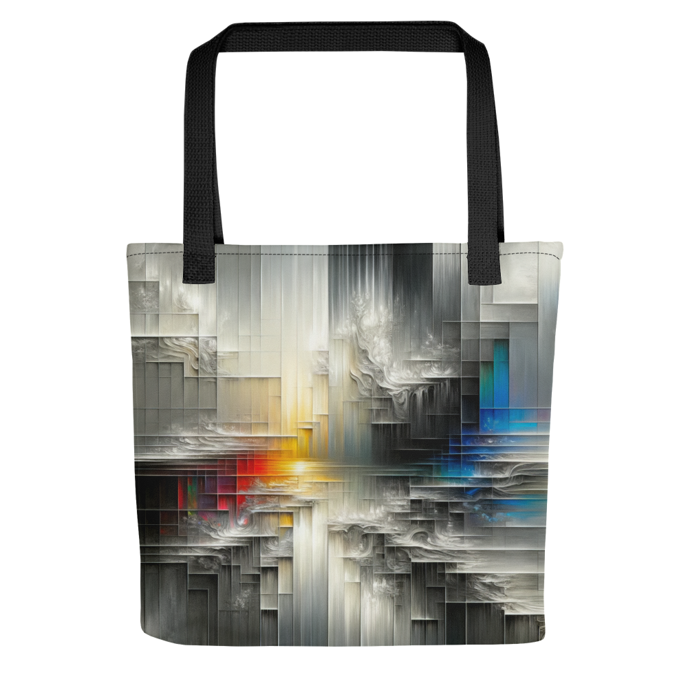 Abstract Art Tote Bag: Reflections on the Cusp