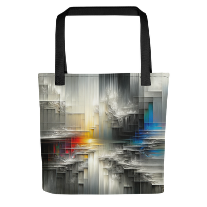 Abstract Art Tote Bag: Reflections on the Cusp