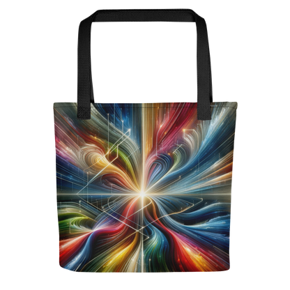 Abstract Art Tote Bag: Purposeful Nexus