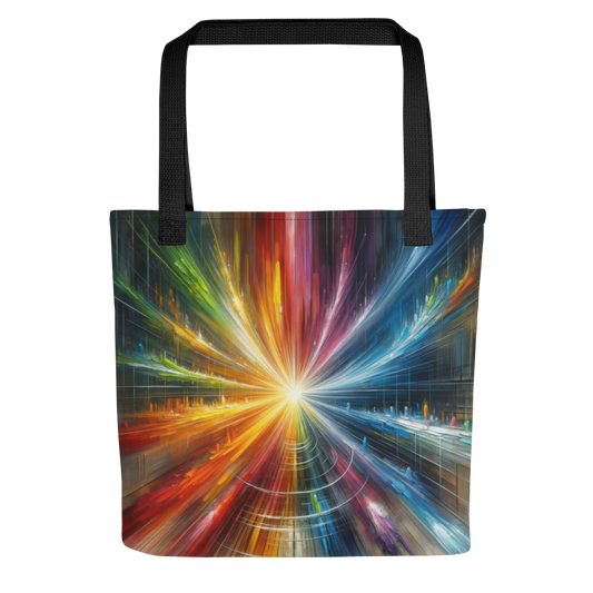 Abstract Art Tote Bag: Motivated Spectrum
