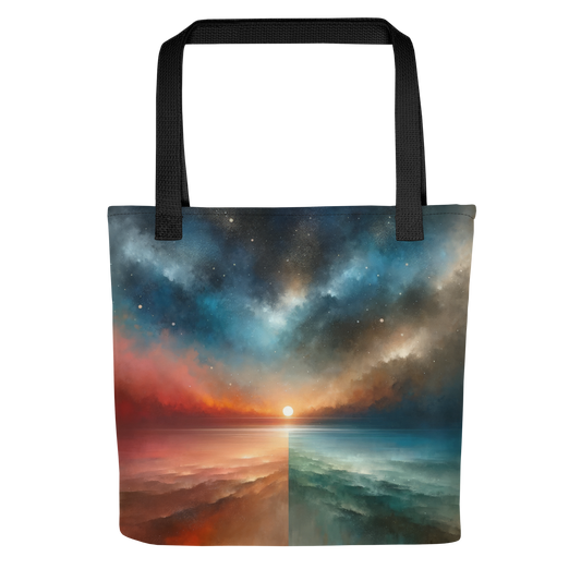 Abstract Art Tote Bag: Horizon of Intentions