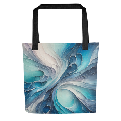 Abstract Art Tote Bag: Adaptive Currents