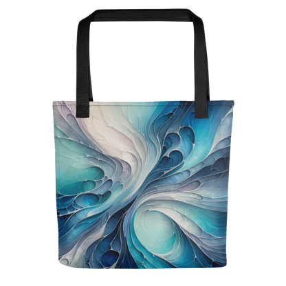 Abstract Art Tote Bag: Adaptive Currents