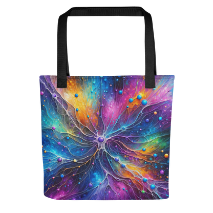 Abstract Art Tote Bag: Synaptic Symphony