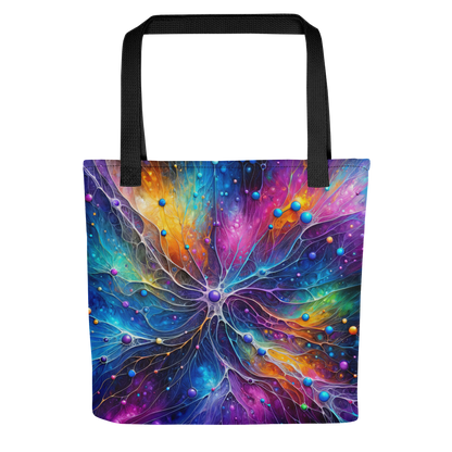 Abstract Art Tote Bag: Synaptic Symphony