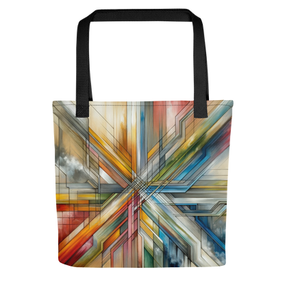 Abstract Art Tote Bag: Purposeful Pathways