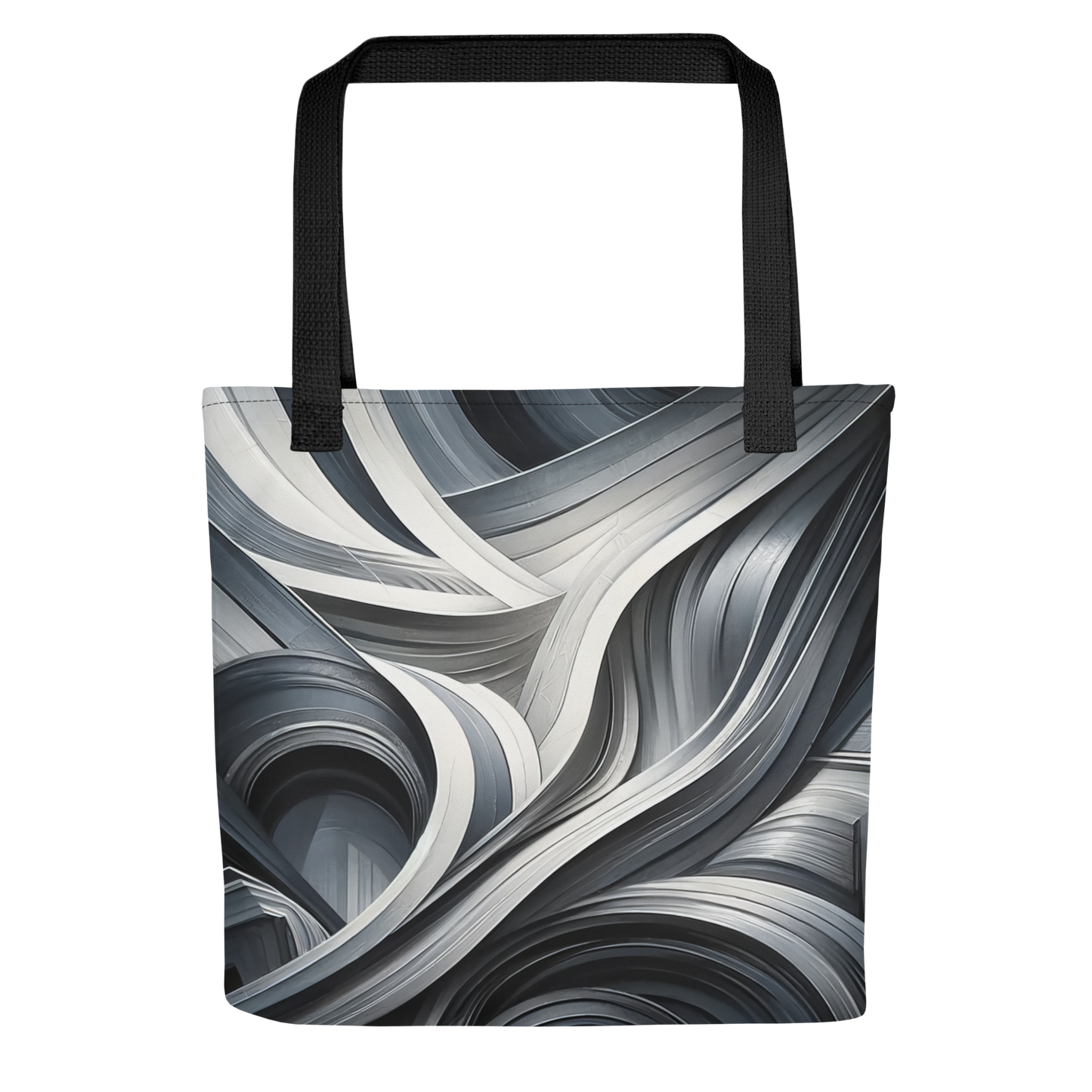 Abstract Art Tote Bag: Calculated Currents