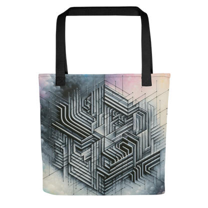 Abstract Art Tote Bag: Analytical Reverie