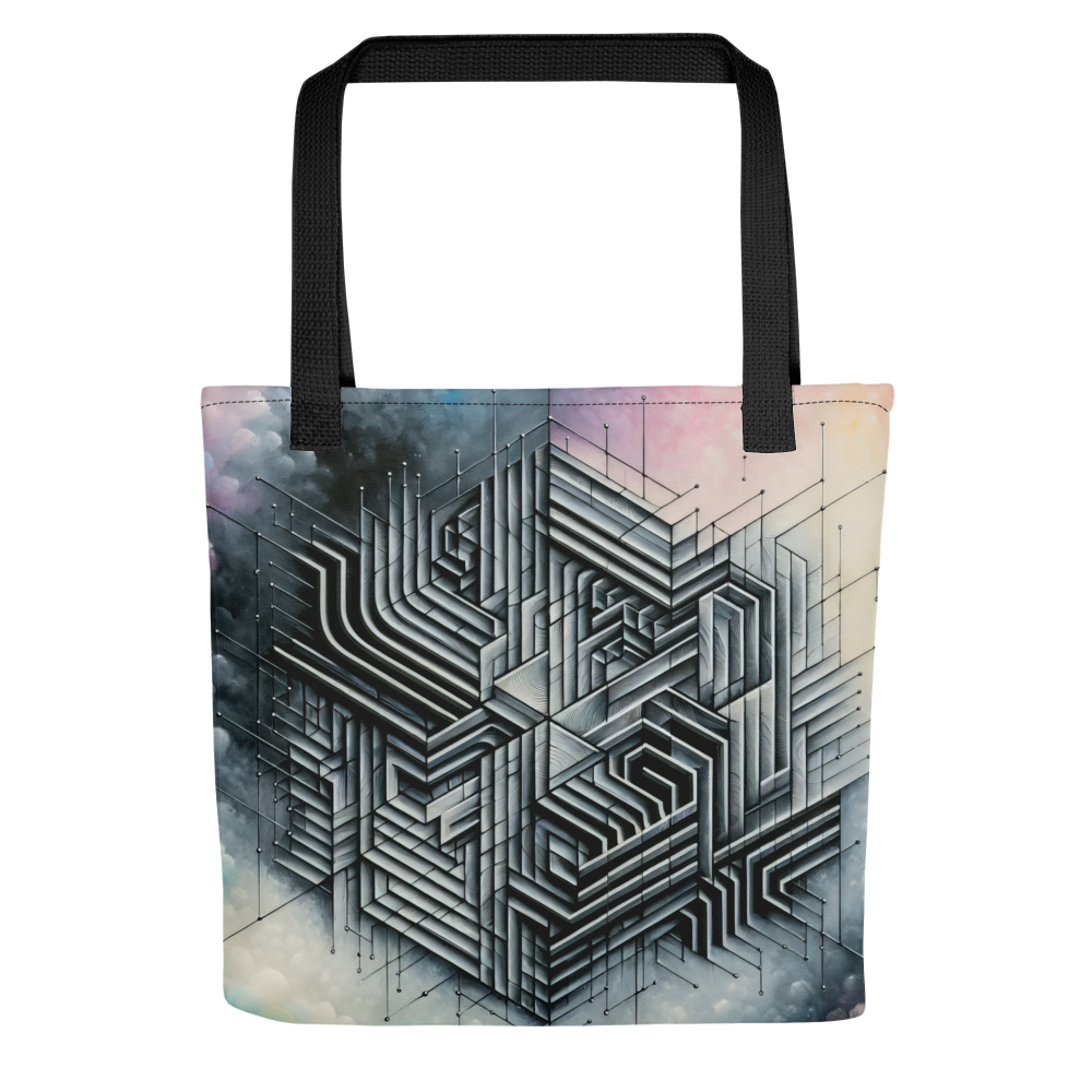 Abstract Art Tote Bag: Analytical Reverie