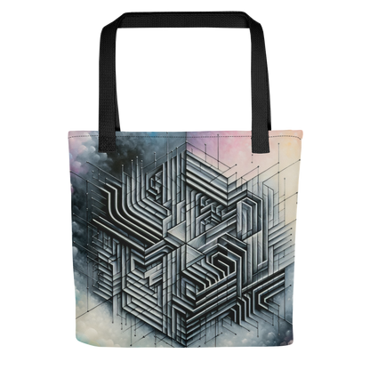 Abstract Art Tote Bag: Analytical Reverie