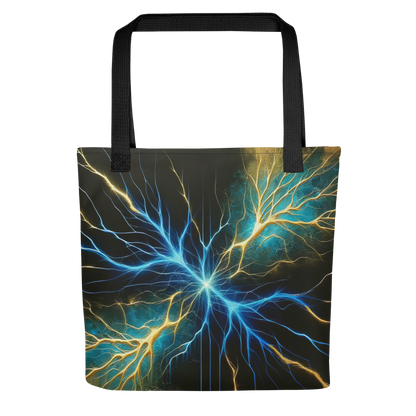 Abstract Art Tote Bag: Strategic Synapses