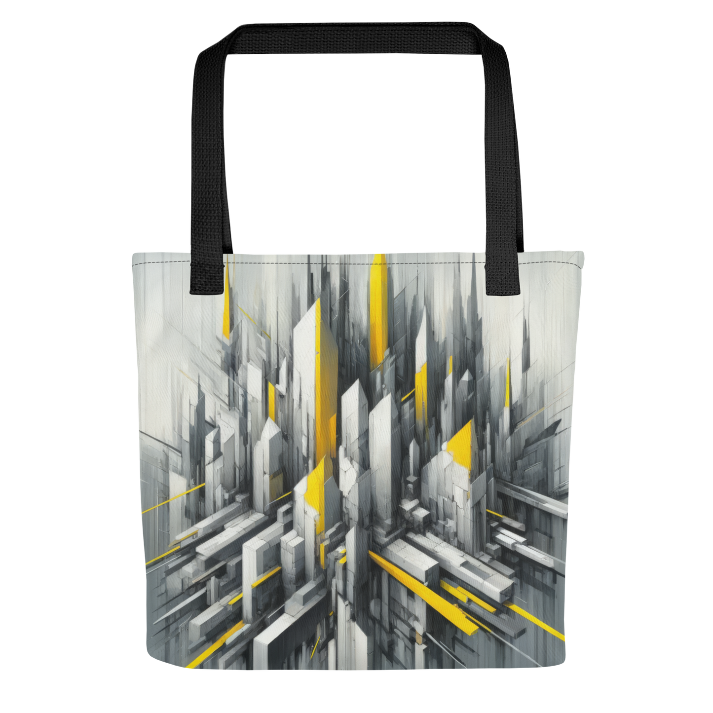 Abstract Art Tote Bag: Strategic Symphony