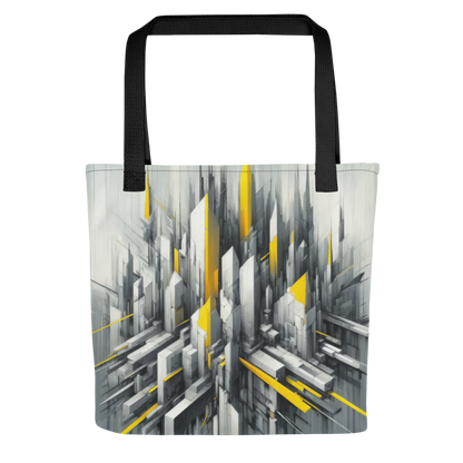 Abstract Art Tote Bag: Strategic Symphony