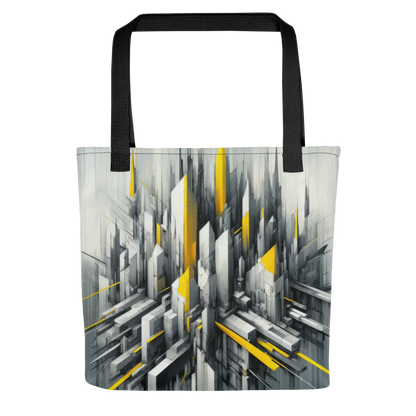 Abstract Art Tote Bag: Strategic Symphony