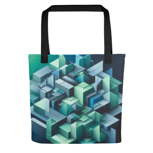 Abstract Art Tote Bag: Strategic Depth