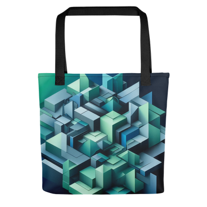 Abstract Art Tote Bag: Strategic Depth