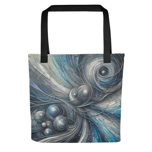 Abstract Art Tote Bag: Calculative Currents