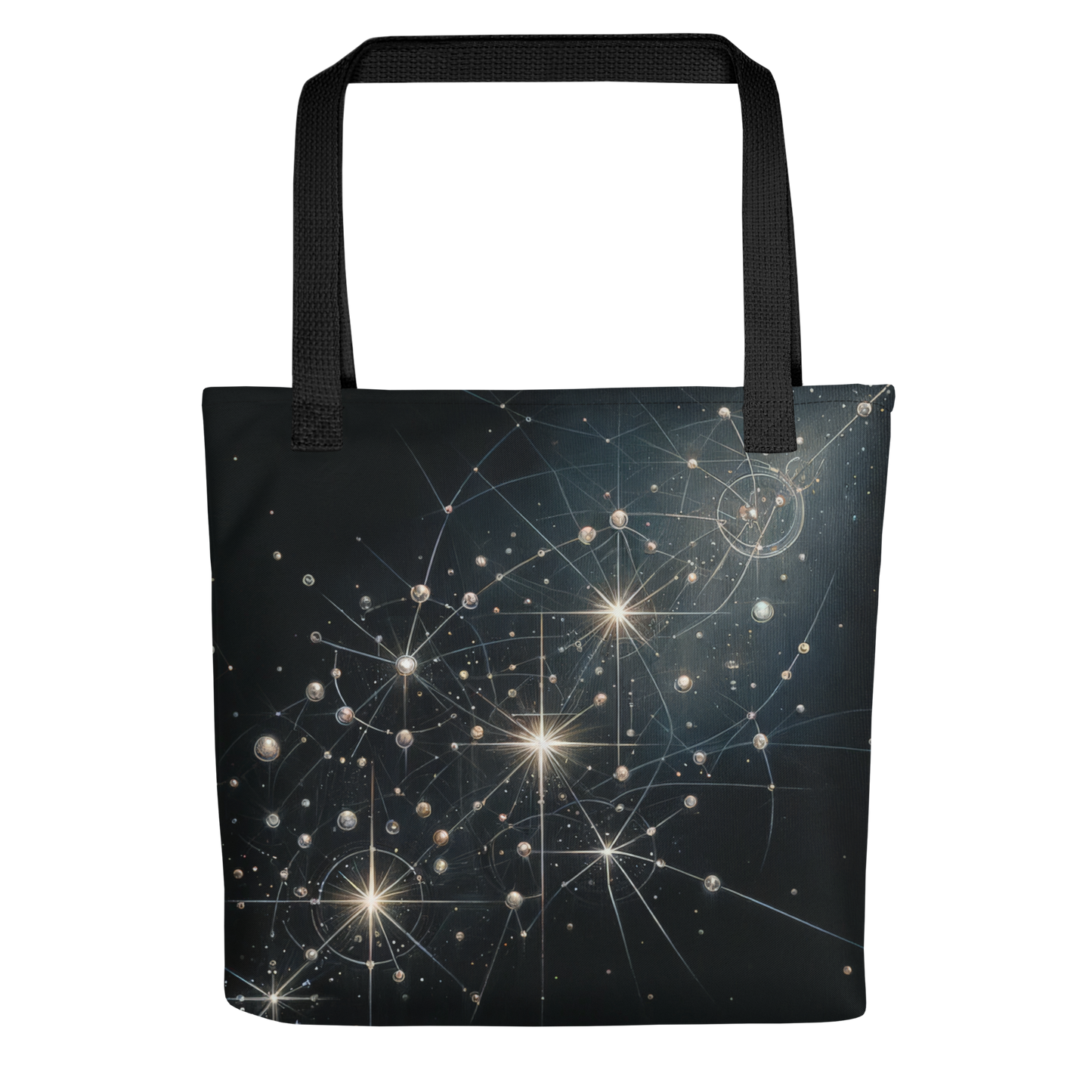 Abstract Art Tote Bag: Strategic Constellations