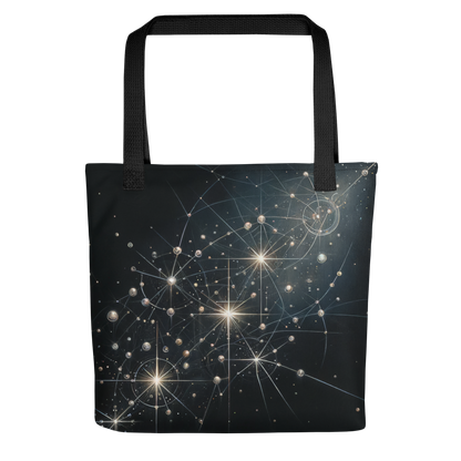 Abstract Art Tote Bag: Strategic Constellations